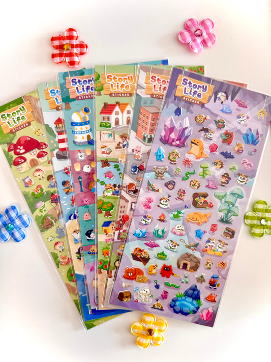 Mind Wave | Story Life Sticker Sheet
