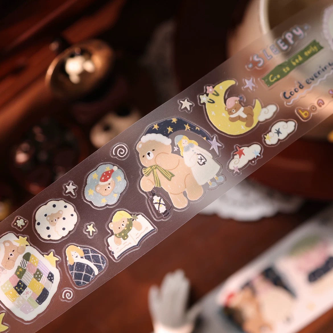 Yier Studio | Hug Good Night Sticker Roll