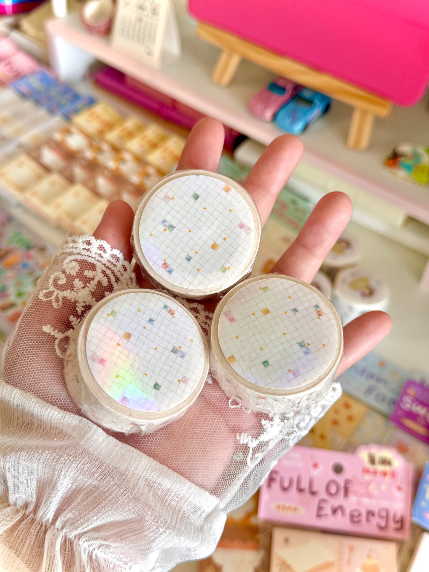 Princess Bailing | Mosaic with Gold Foil Washi Tape