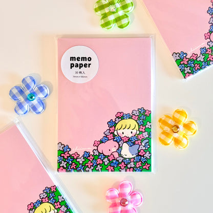 Shiima | Flower Field A7 Memo Paper