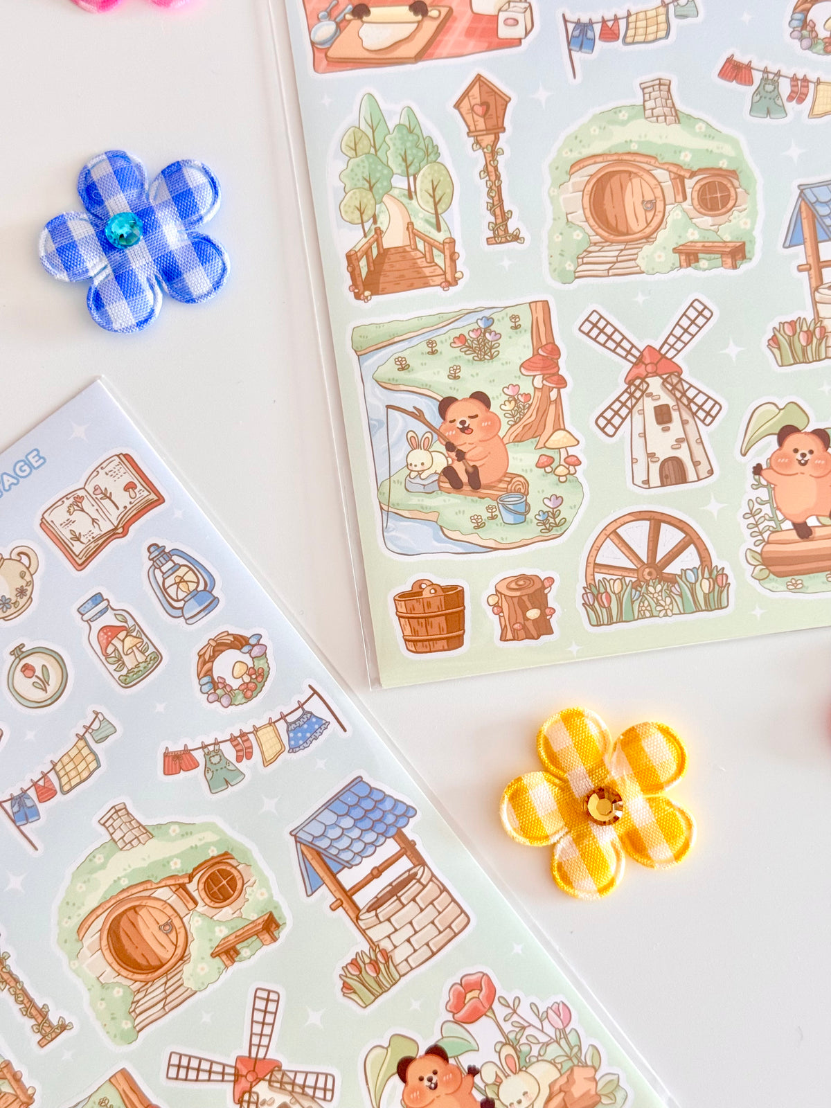 Quokkawaii Studio | Moss Cottage Sticker Sheet