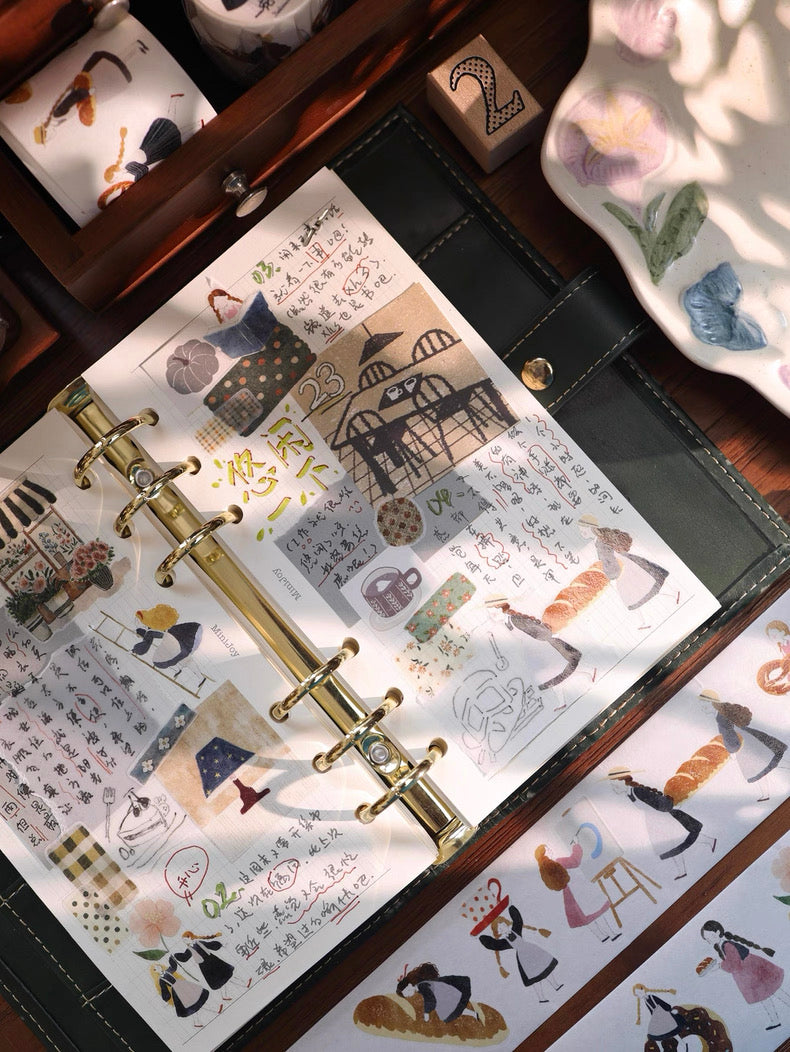 Yier Studio | Floral Food Delights Sticker Roll