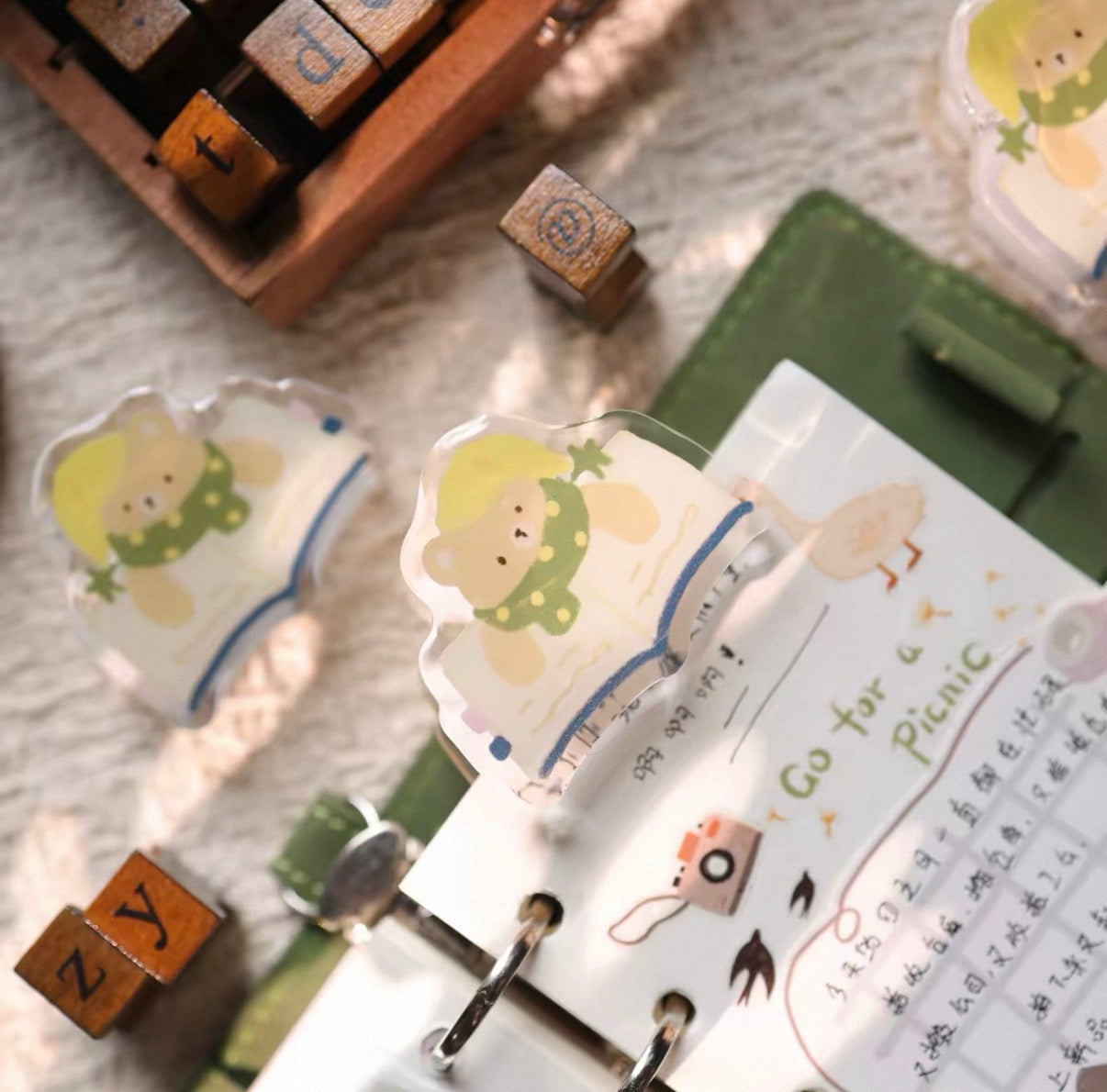 Yier Studio | Acrylic Journal Clips
