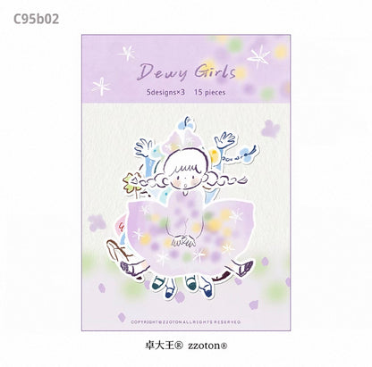 zZoton Molinta | Dewy Girls Writable Special Shaped Note