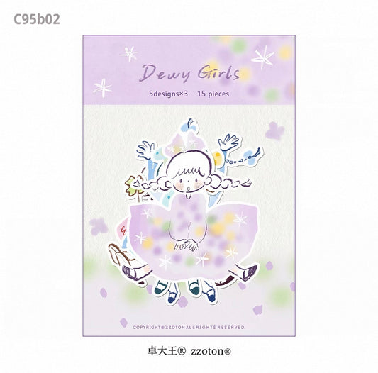 zZoton Molinta | Dewy Girls Writable Special Shaped Note