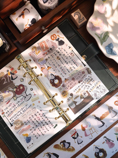 Yier Studio | Floral Food Delights Sticker Roll