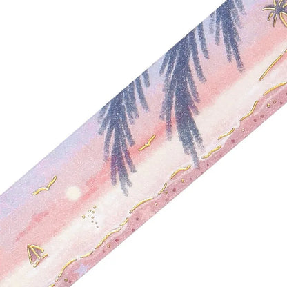 BGM Foil Stamping Masking Tape - Dreamy scenery / Coast