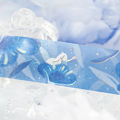 BGM Foil Stamping Masking Tape - Flower Story · Night Scent