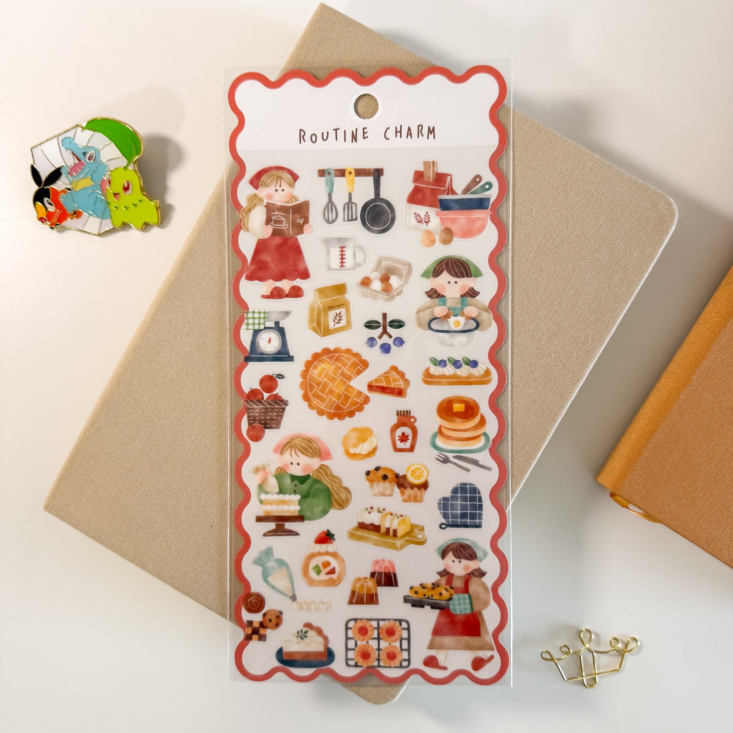 Mind Wave Routine Charm Sticker - Cooking