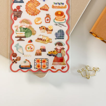 Mind Wave Routine Charm Sticker - Cooking