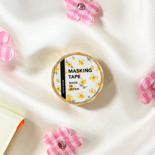 Mind Wave Masking Tape - Flower Watercolor