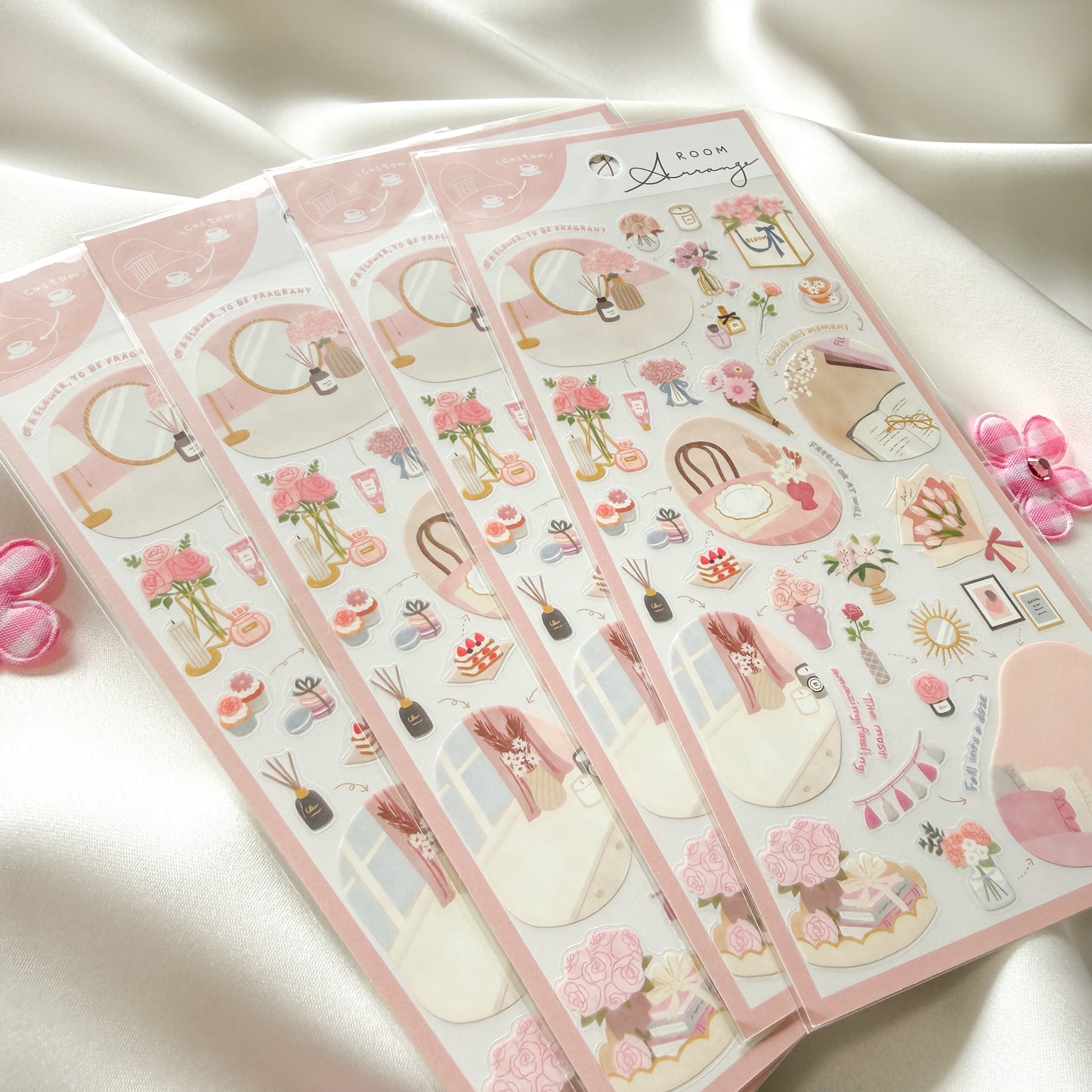 Mind Wave Room Arrange Sticker - Flower