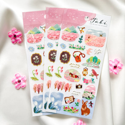 Mind Wave Tabi Sticker - Spring field