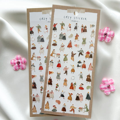 Mind Wave | Cozy Sticker Sheet - People
