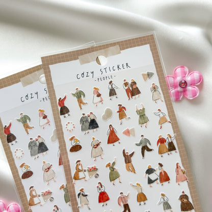 Mind Wave | Cozy Sticker Sheet - People