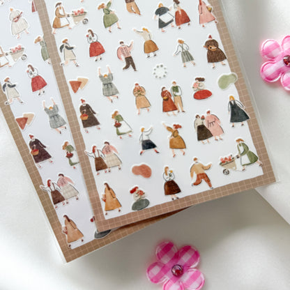 Mind Wave | Cozy Sticker Sheet - People