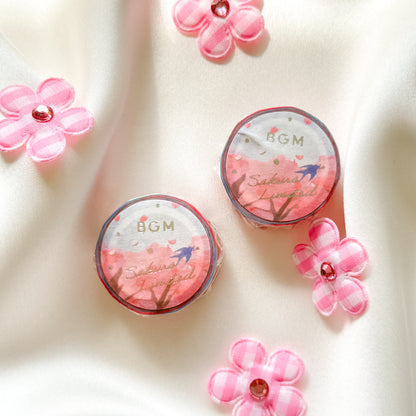 BGM Foil Stamping Masking Tape - Sakura limited / Spring is coming