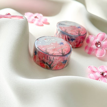 BGM Foil Stamping Masking Tape - Sakura limited / Spring is coming
