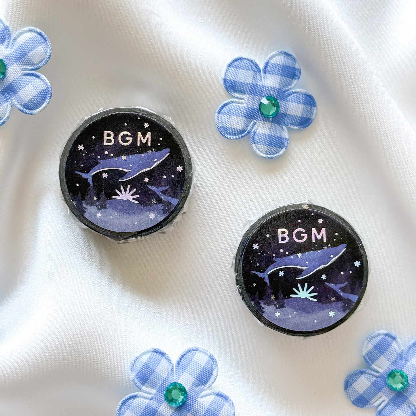BGM Foil Stamping Masking Tape - Starry whale