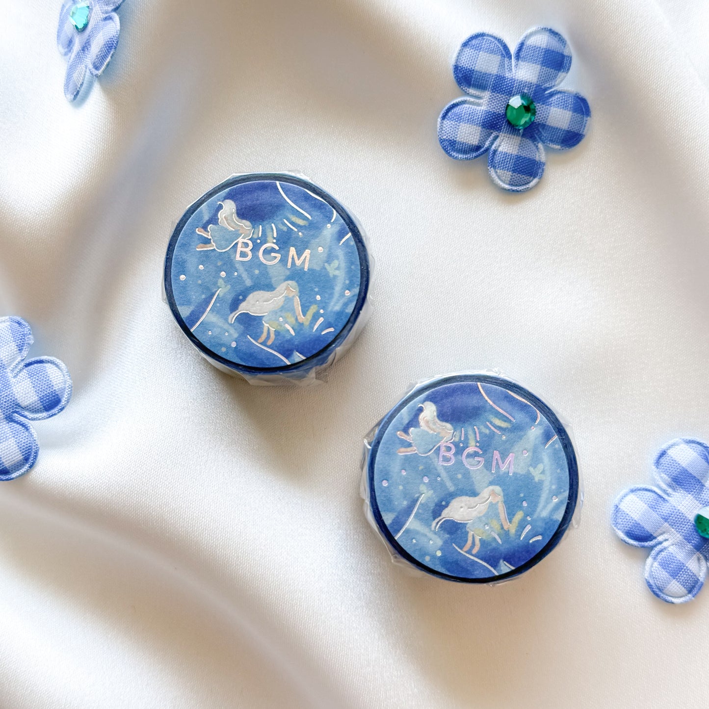 BGM Foil Stamping Masking Tape - Flower Story · Night Scent
