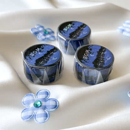 BGM Foil Stamping Masking Tape Dreamy scenery / Lake at night