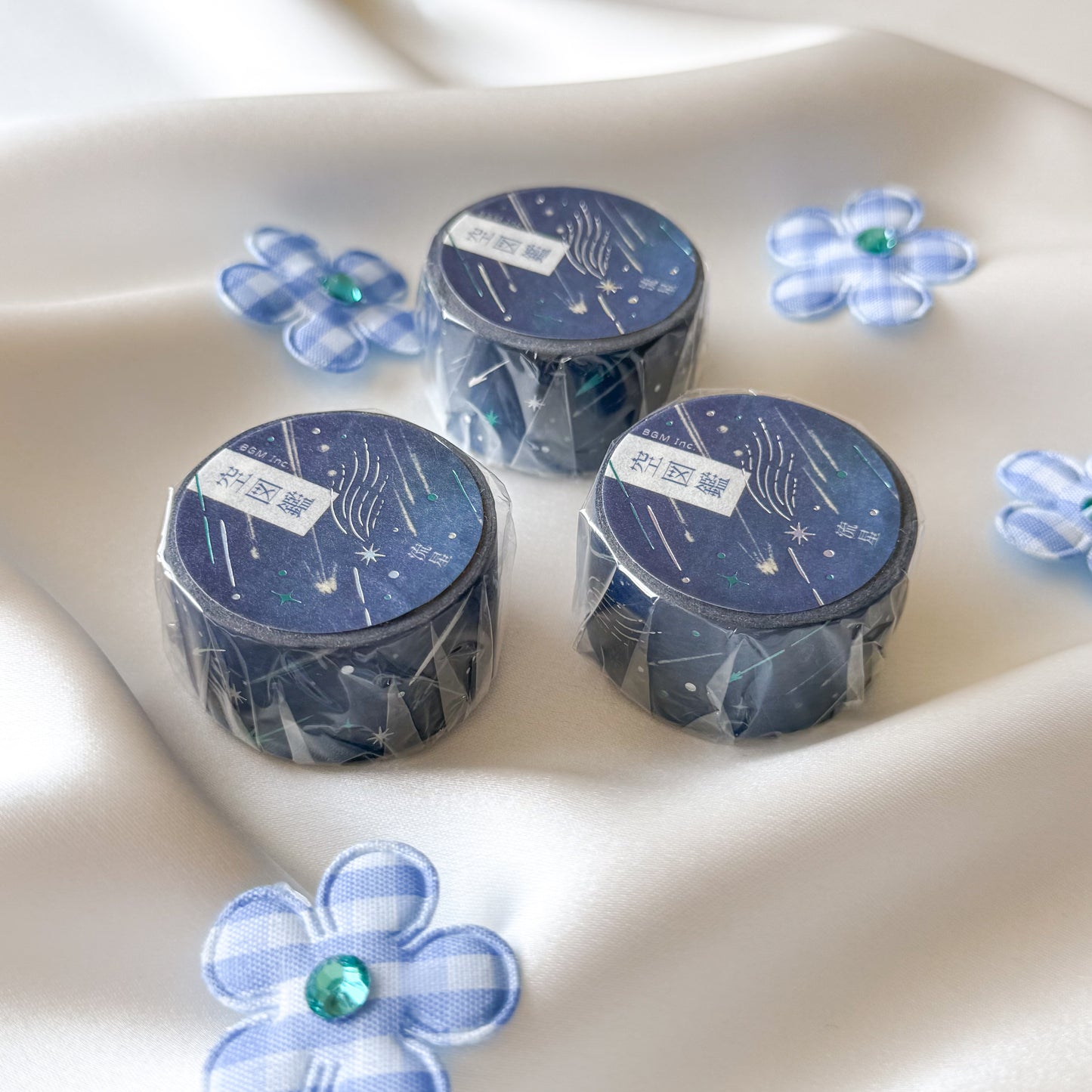BGM Foil Stamping Masking Tape - Sora Zukan / Meteor