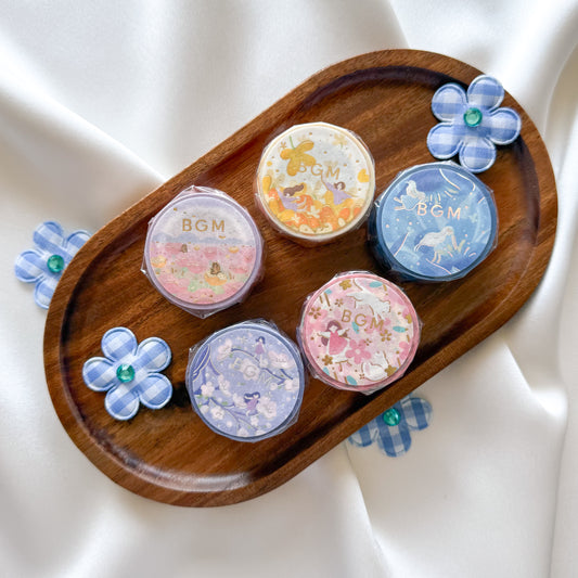 BGM Foil Stamping Masking Tape - Flower Story