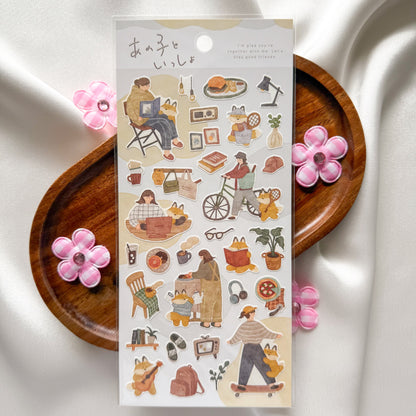 Mind Wave With That Girl Sticker Sheet