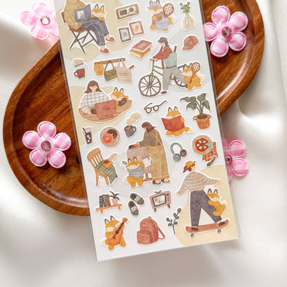 Mind Wave With That Girl Sticker Sheet