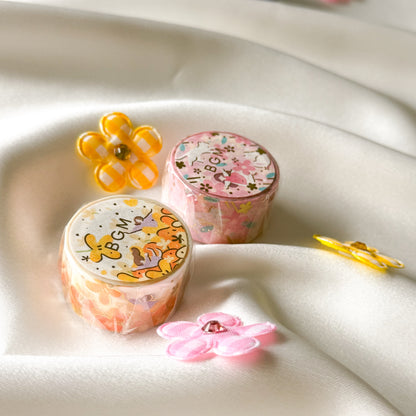 BGM Foil Stamping Masking Tape - Flower Story