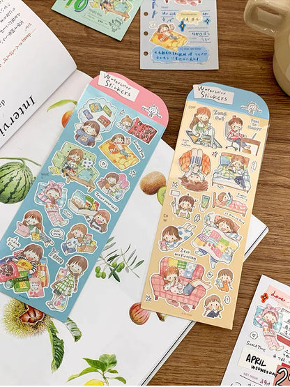 zZoton Molinta | Hand-Drawn Watercolor Sticker Sheet