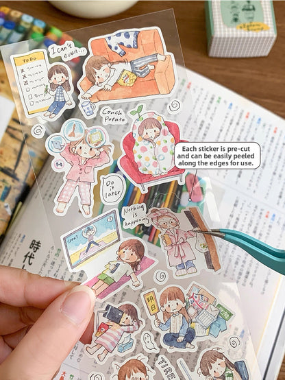 zZoton Molinta | Hand-Drawn Watercolor Sticker Sheet