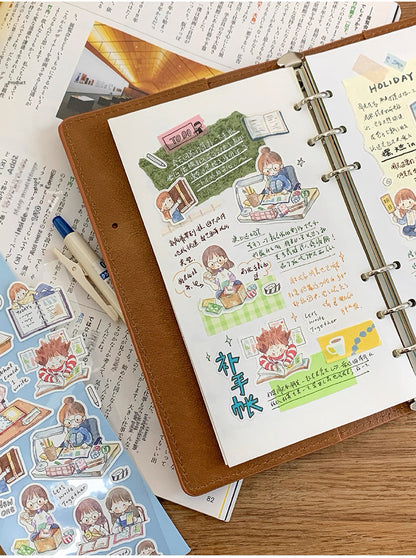 zZoton Molinta | Hand-Drawn Watercolor Sticker Sheet