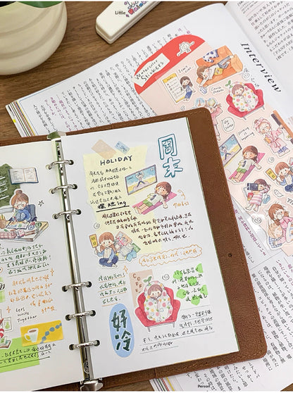zZoton Molinta | Hand-Drawn Watercolor Sticker Sheet