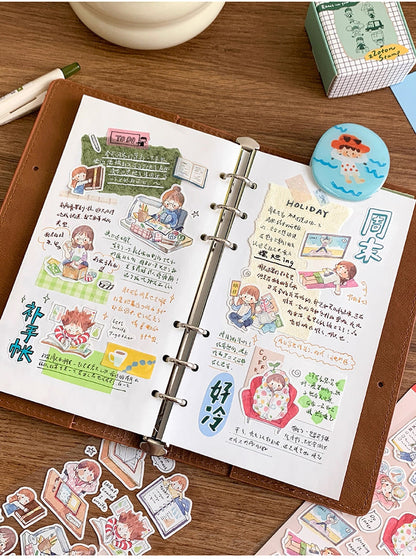 zZoton Molinta | Hand-Drawn Watercolor Sticker Sheet