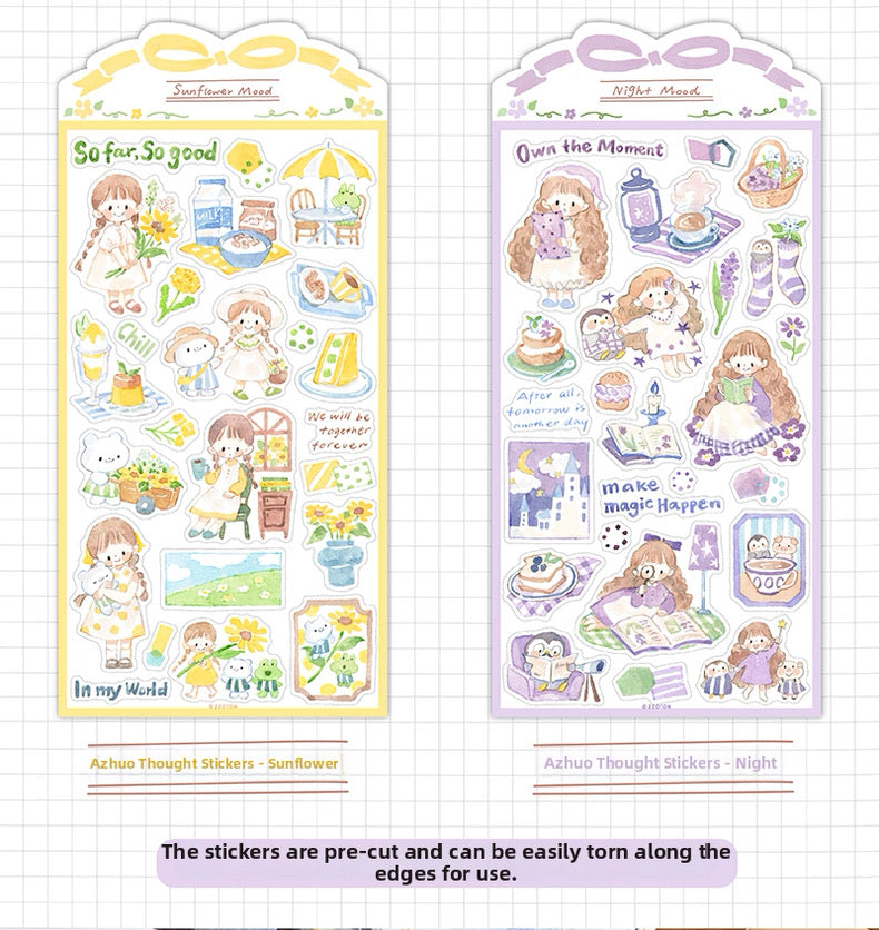 zZoton Molinta | Today’s Thoughts Sticker Sheet Series