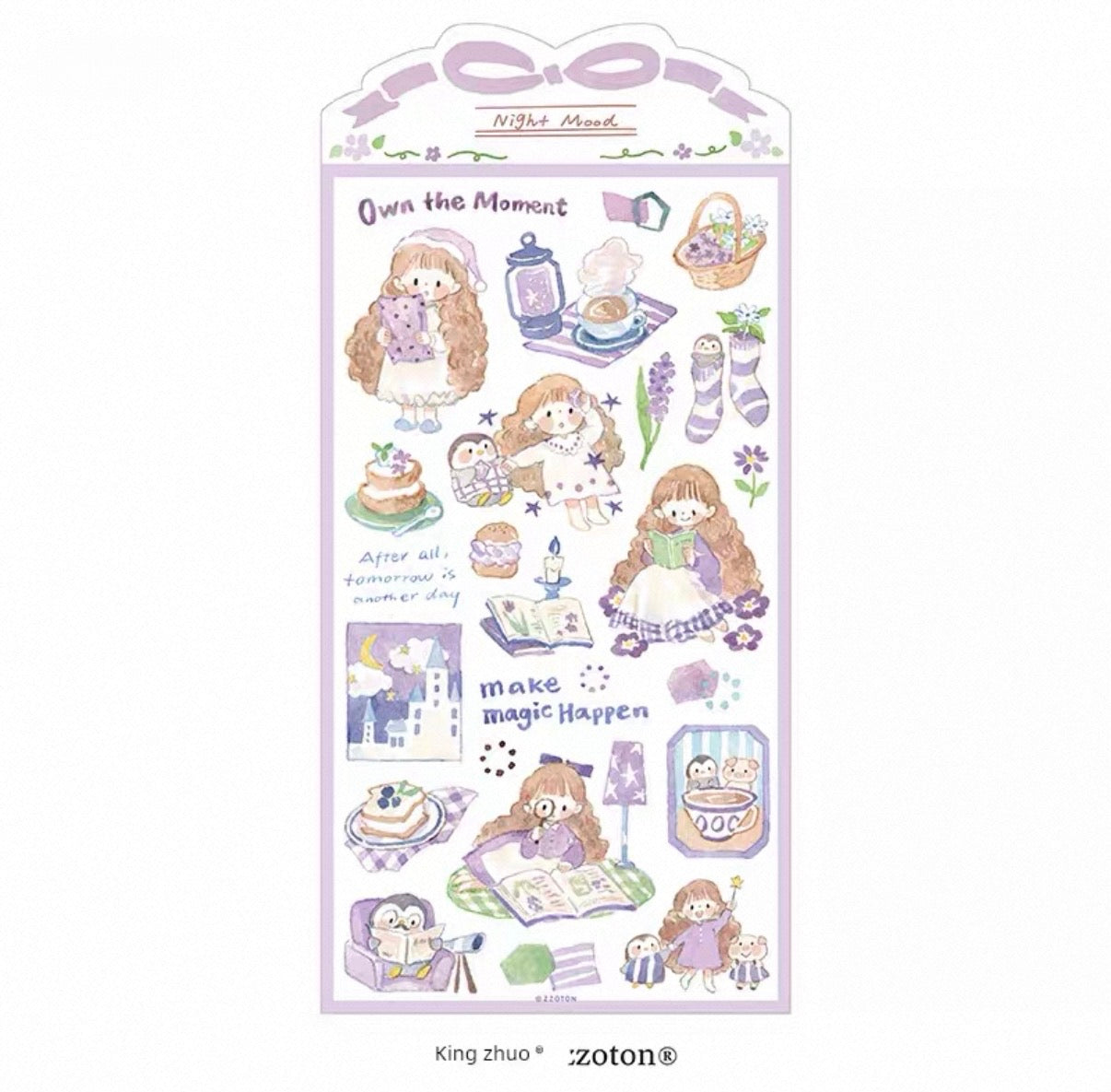 zZoton Molinta | Today’s Thoughts Sticker Sheet Series