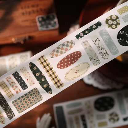 Yier Studio | Flower Patchwork Washi tape Roll