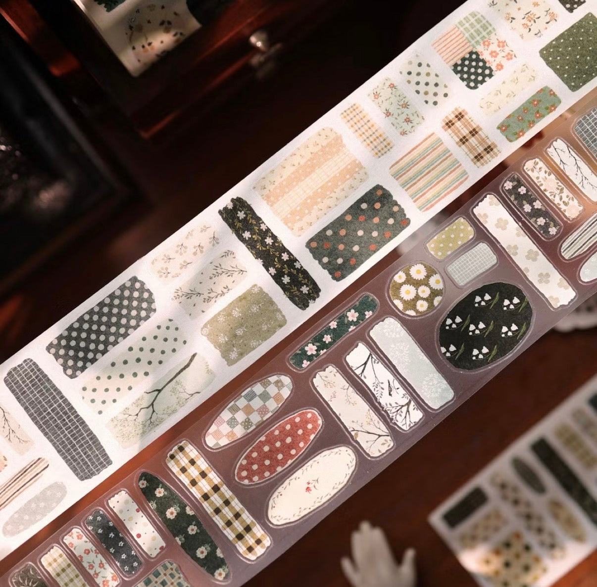Yier Studio | Flower Patchwork Washi tape Roll