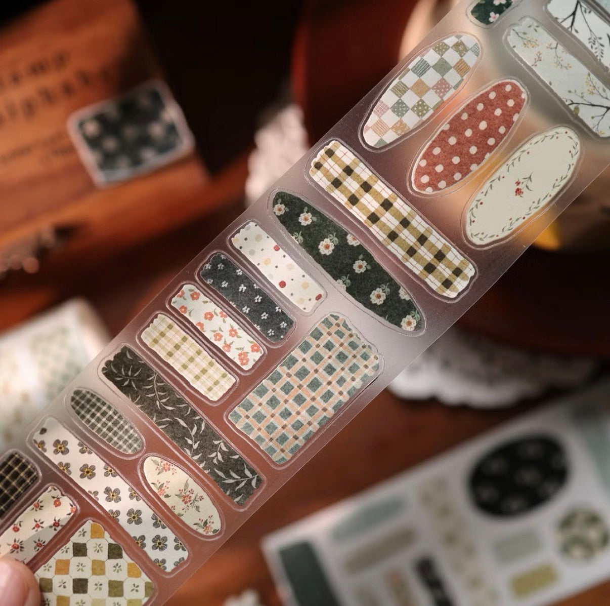 Yier Studio | Flower Patchwork Washi tape Roll