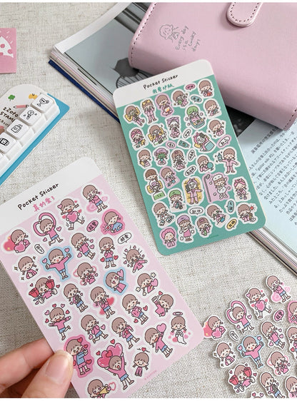 zZoton Molinta | Pocket Sticker Sheet - Daily Life Series