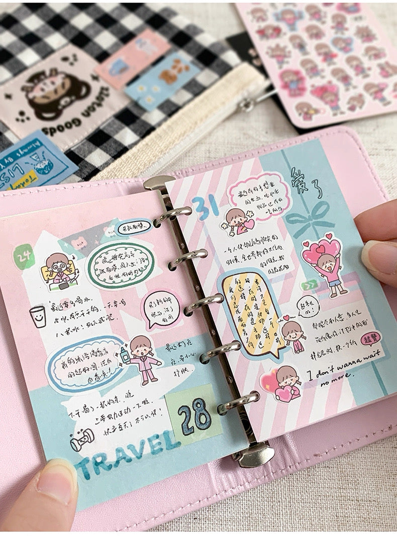 zZoton Molinta | Pocket Sticker Sheet - Daily Life Series