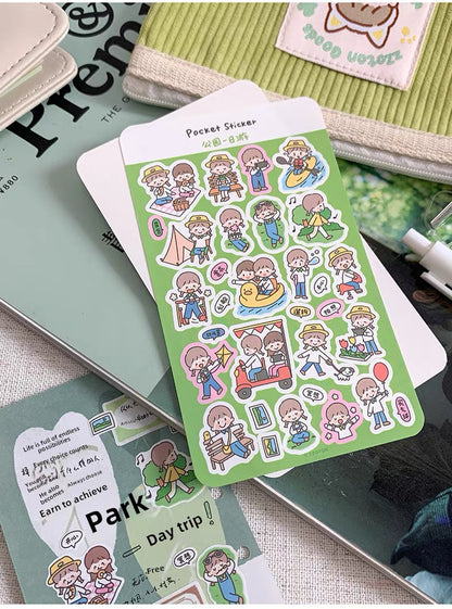 zZoton Molinta | Pocket Sticker Sheet - Daily Life Series