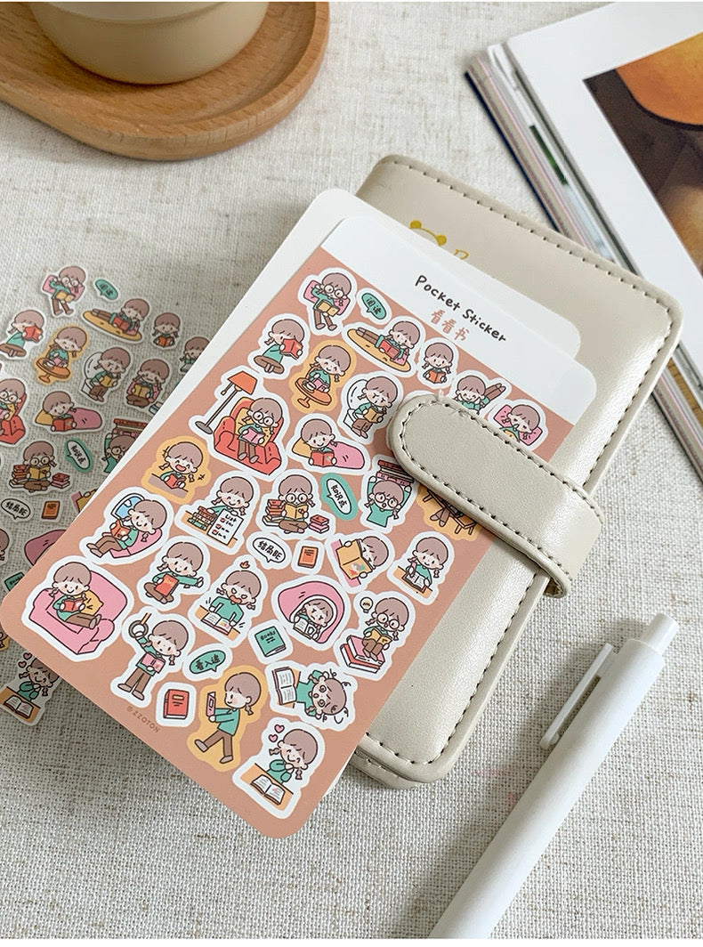 zZoton Molinta | Pocket Sticker Sheet - Daily Life Series