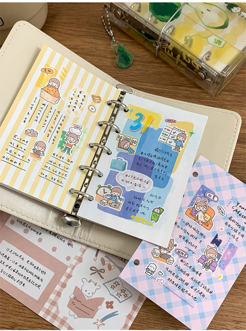 zZoton Molinta | Pocket Sticker Sheet - Daily Life Series
