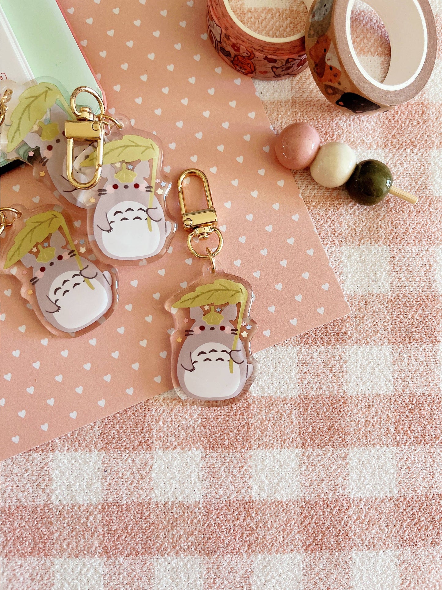 Cherry Rabbit | Studio Ghibli: Totoro Keychain