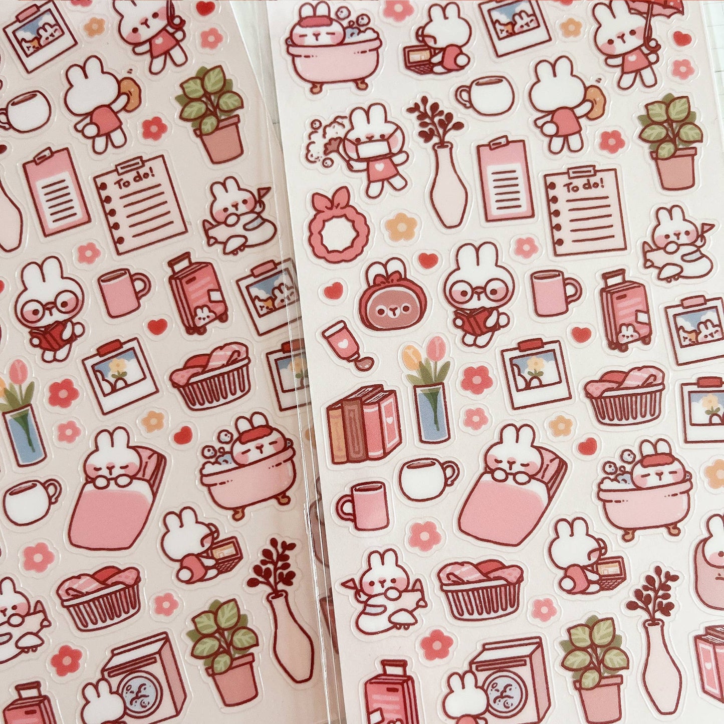 Cherry Rabbit | Daily Life of Rabbit Sticker Sheet no.105