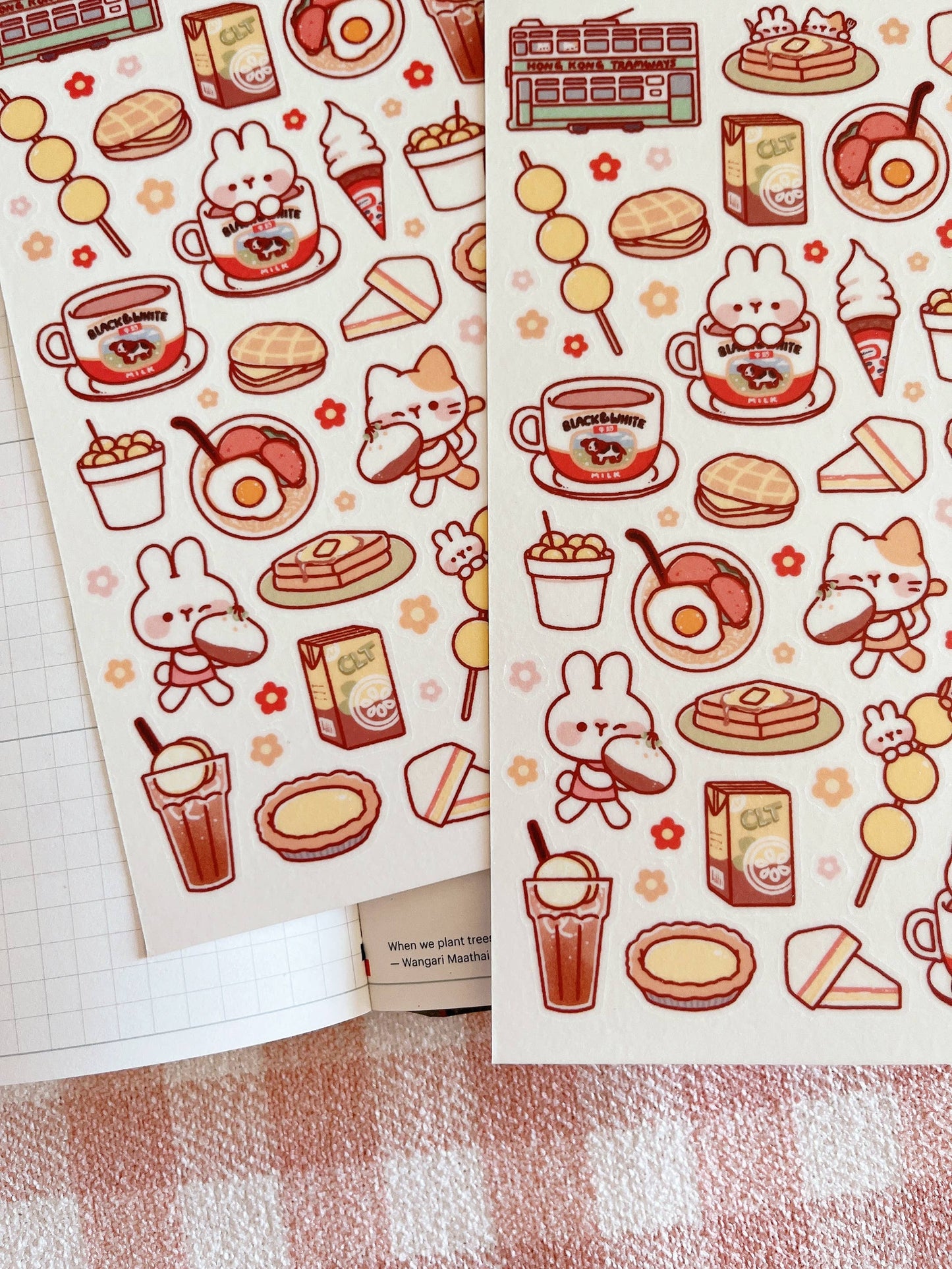 Cherry Rabbit | Hong Kong Trip Sticker Sheet no.127