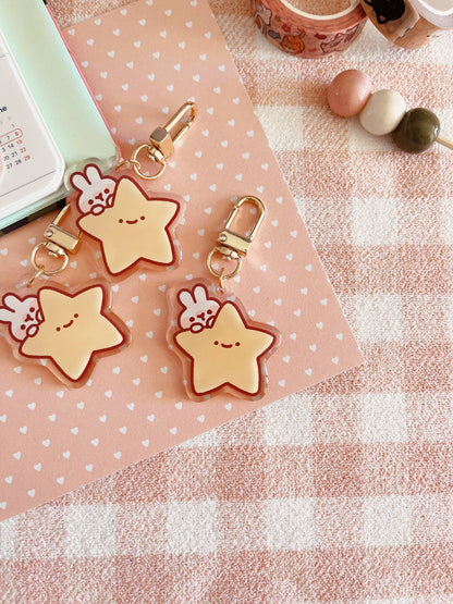 Cherry Rabbit | Star Rabbit Keychain