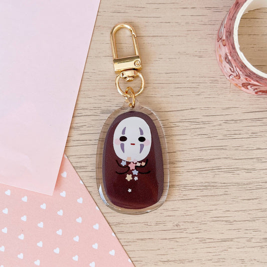 Cherry Rabbit | Studio Ghibli: No face Keychain